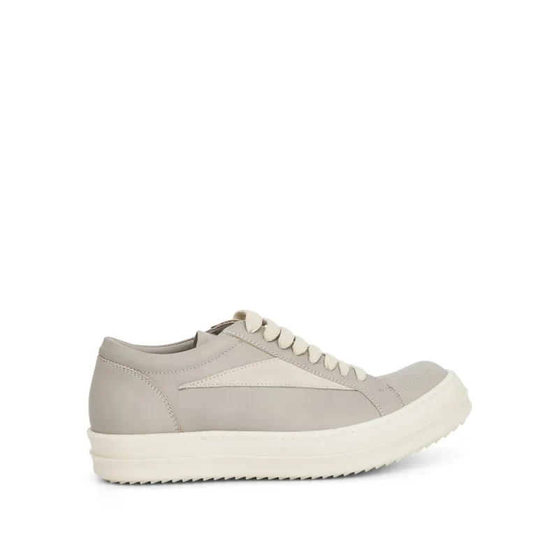 Women Vintage Leather Sneaker in Pearl/Milk sold by MARAIS