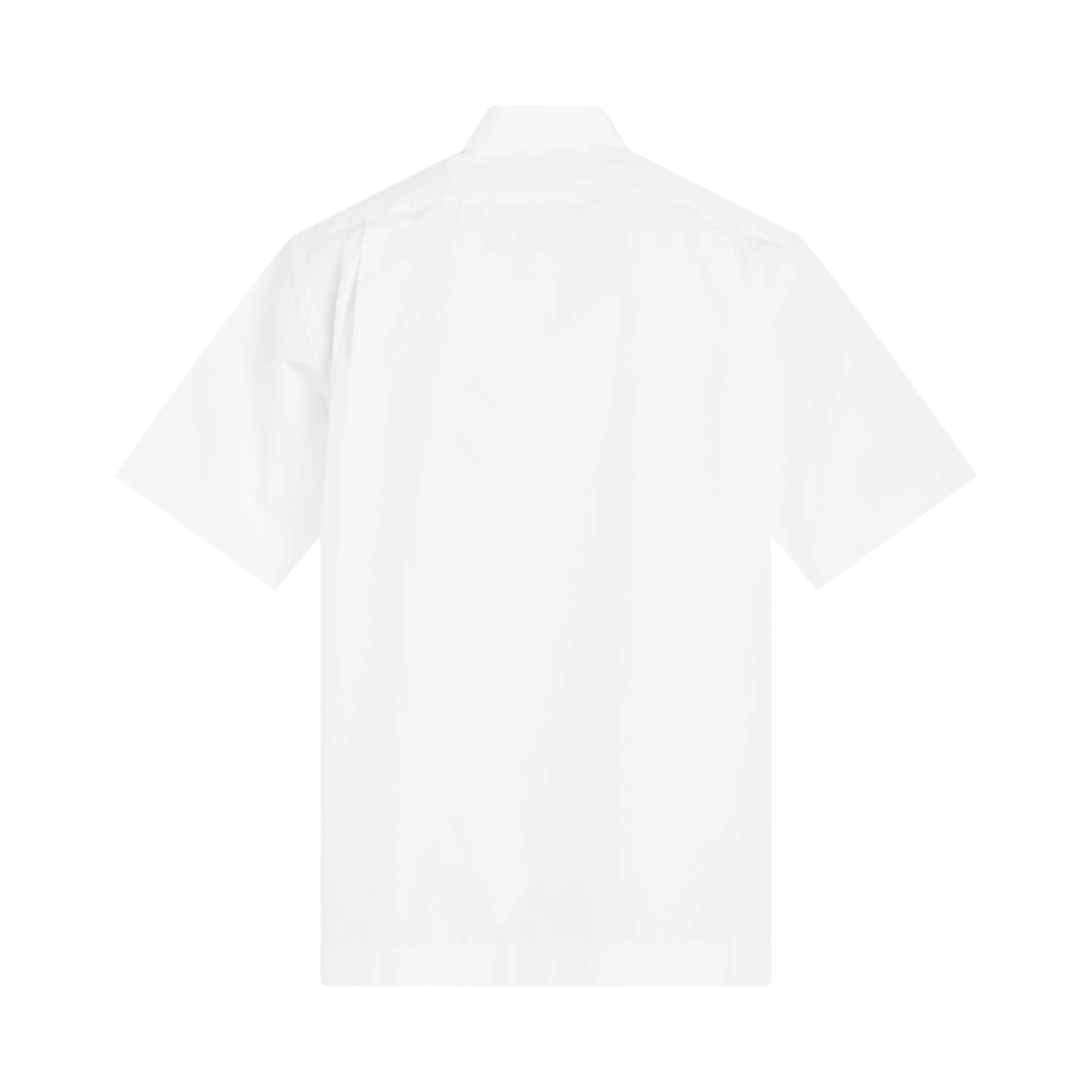 Thomas Mason Cotton Poplin Short Sleeve Shirt in Off White sold by MARAIS product image thumbnail 4