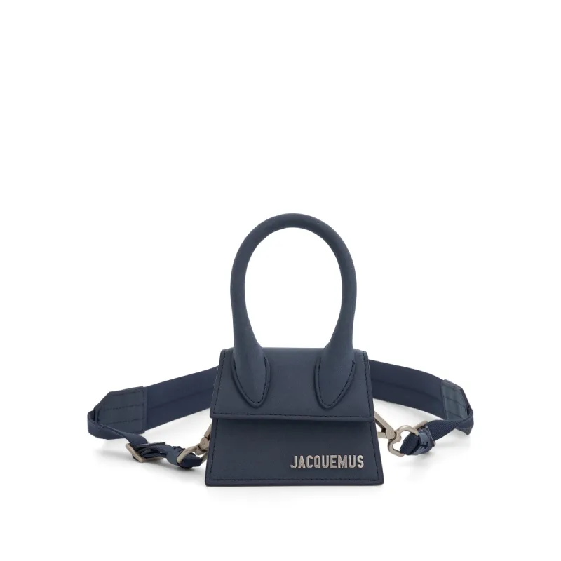 Le Chiquito Homme Mini Leather Bag in Dark Navy sold by MARAIS