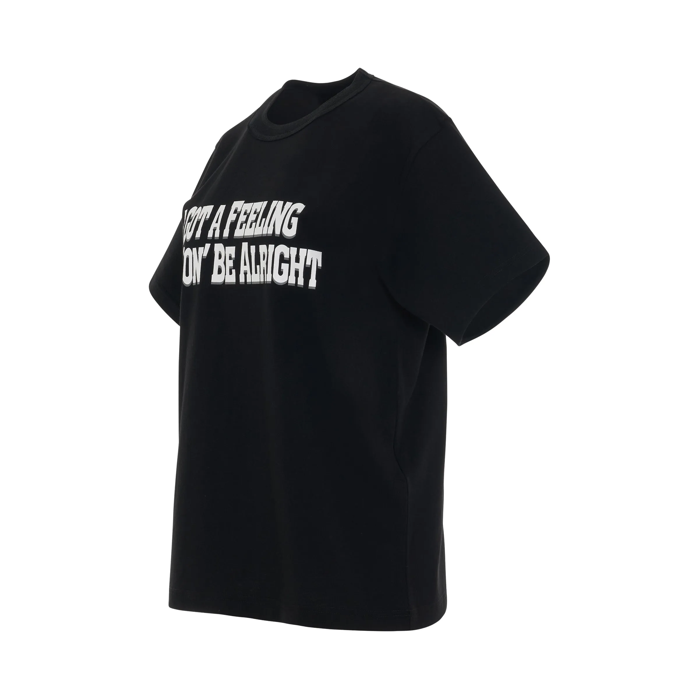 I Got A Feeling Print T-Shirt in Black sold by MARAIS product image thumbnail 2
