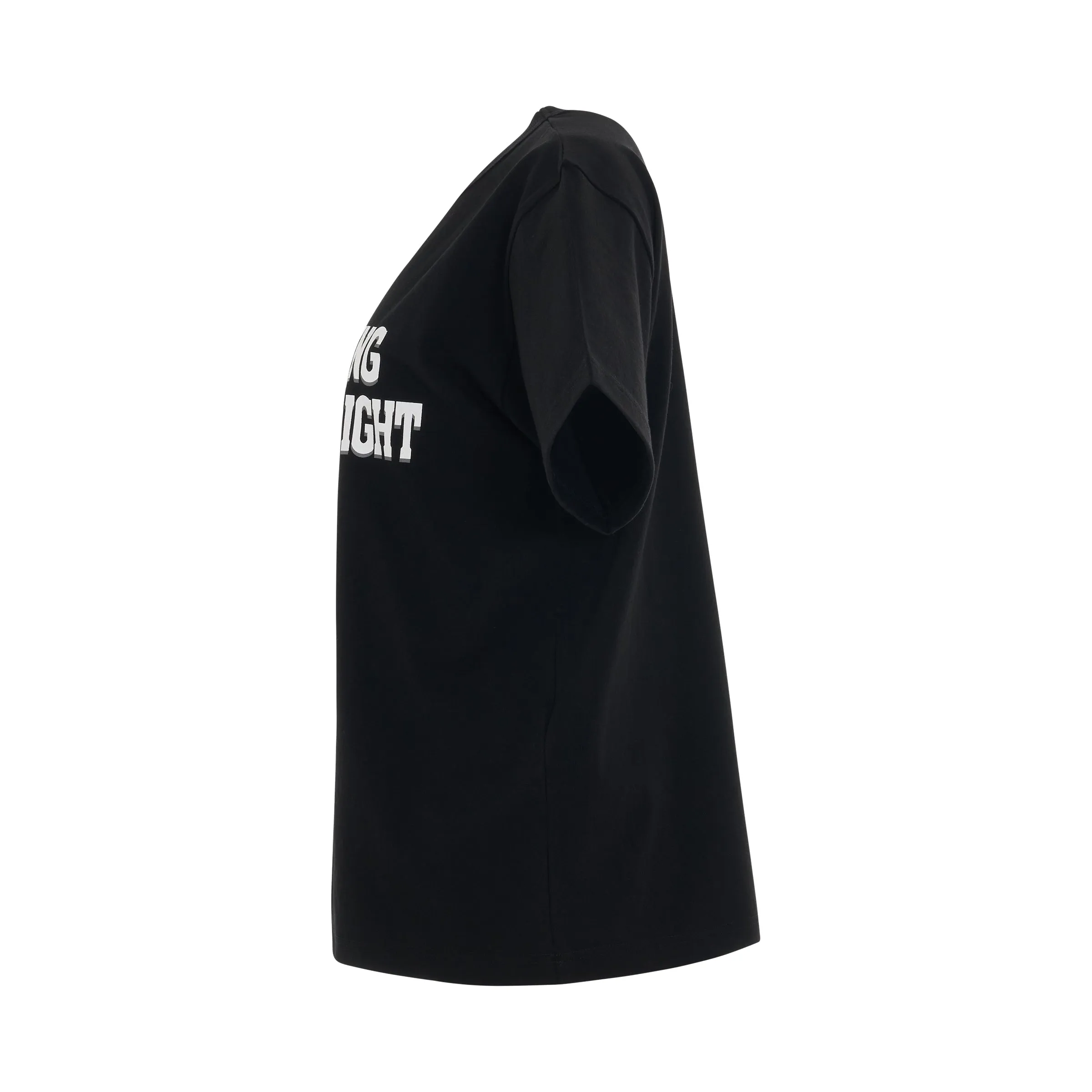I Got A Feeling Print T-Shirt in Black sold by MARAIS product image thumbnail 3