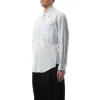 Stripe Poplin Shirt in Blue sold by MARAIS
