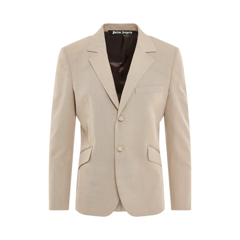 Fitted Retro Blazer in Beige sold by MARAIS