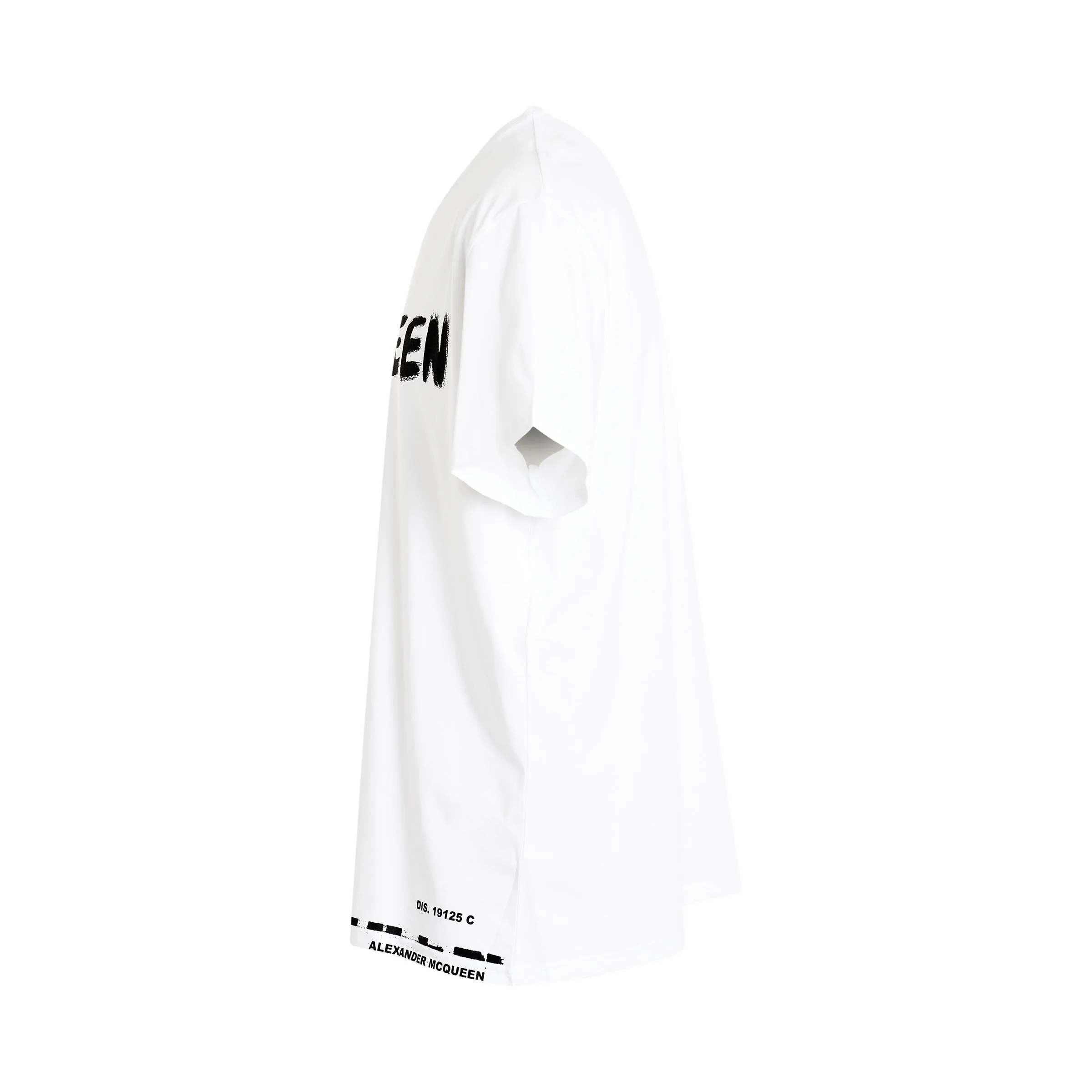 Graffiti Print T-Shirt in White/Mix sold by MARAIS product image thumbnail 3