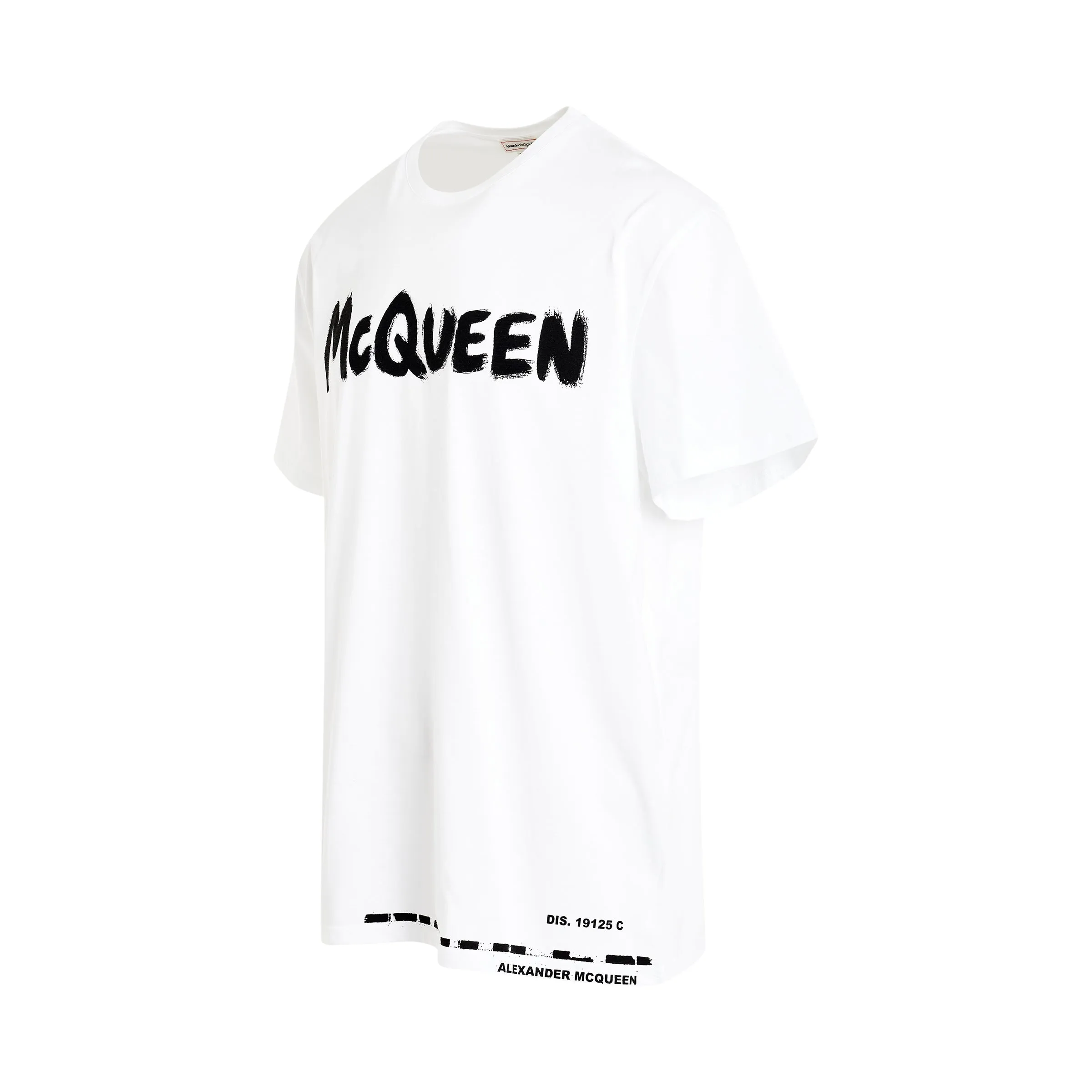 Graffiti Print T-Shirt in White/Mix sold by MARAIS product image thumbnail 2
