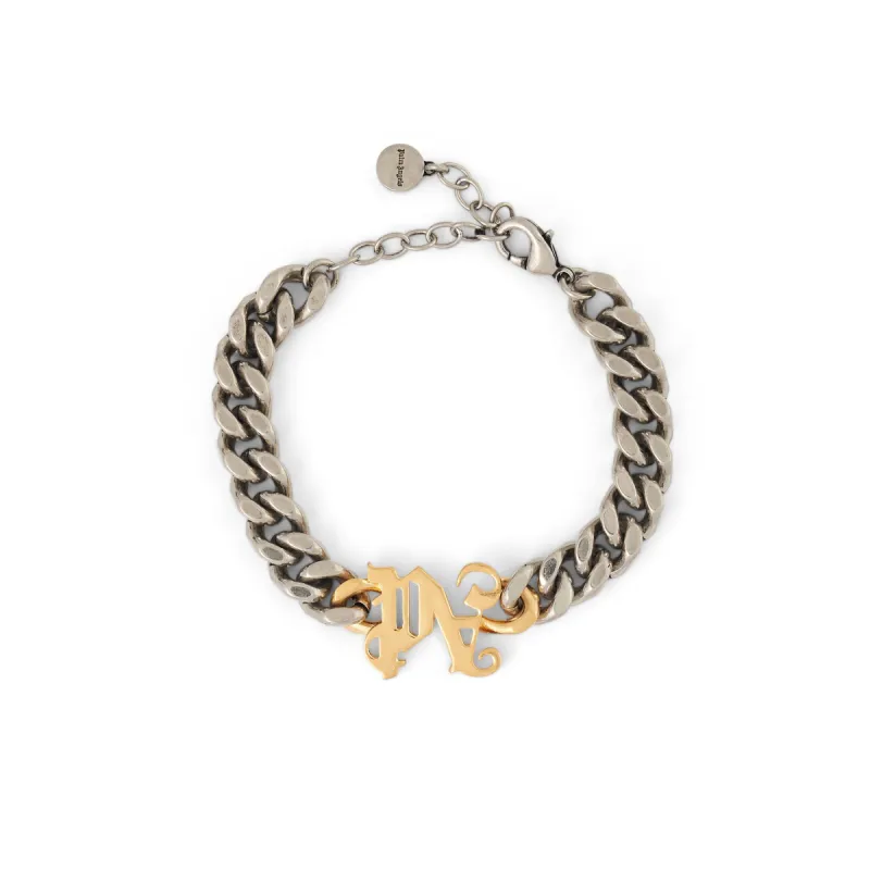Monogram Chain Bracelet in Silver/Gold sold by MARAIS