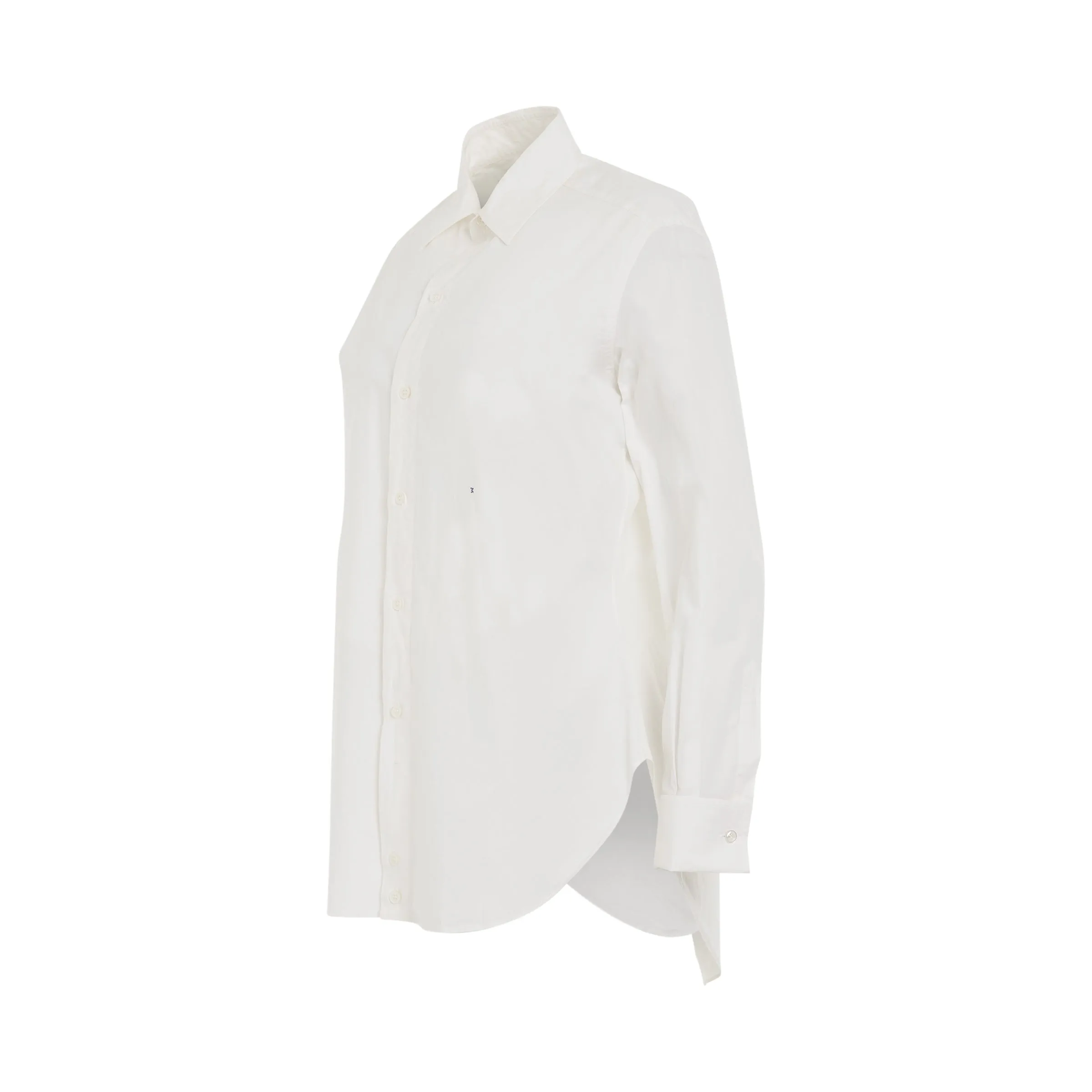 M Cotton Poplin Shirt in White sold by MARAIS product image thumbnail 2