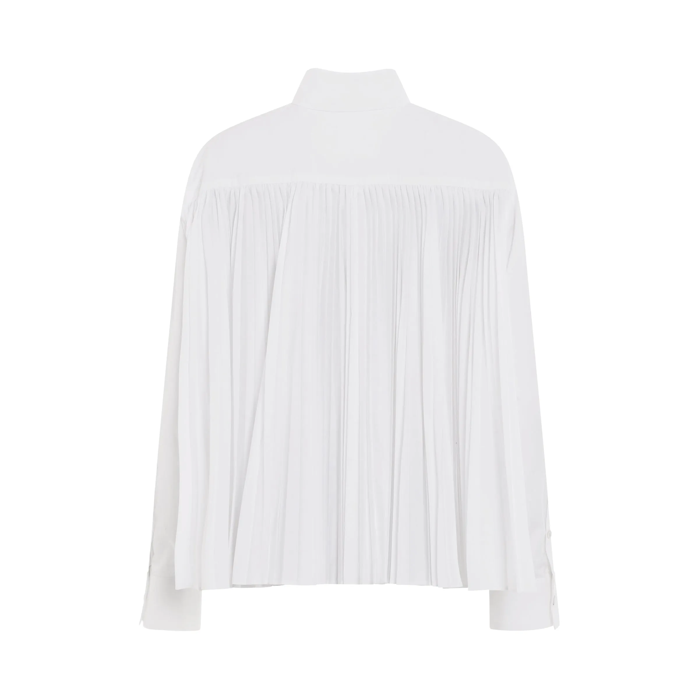 Thomas Mason Cotton Poplin Pocket Shirt in Off White sold by MARAIS product image thumbnail 4