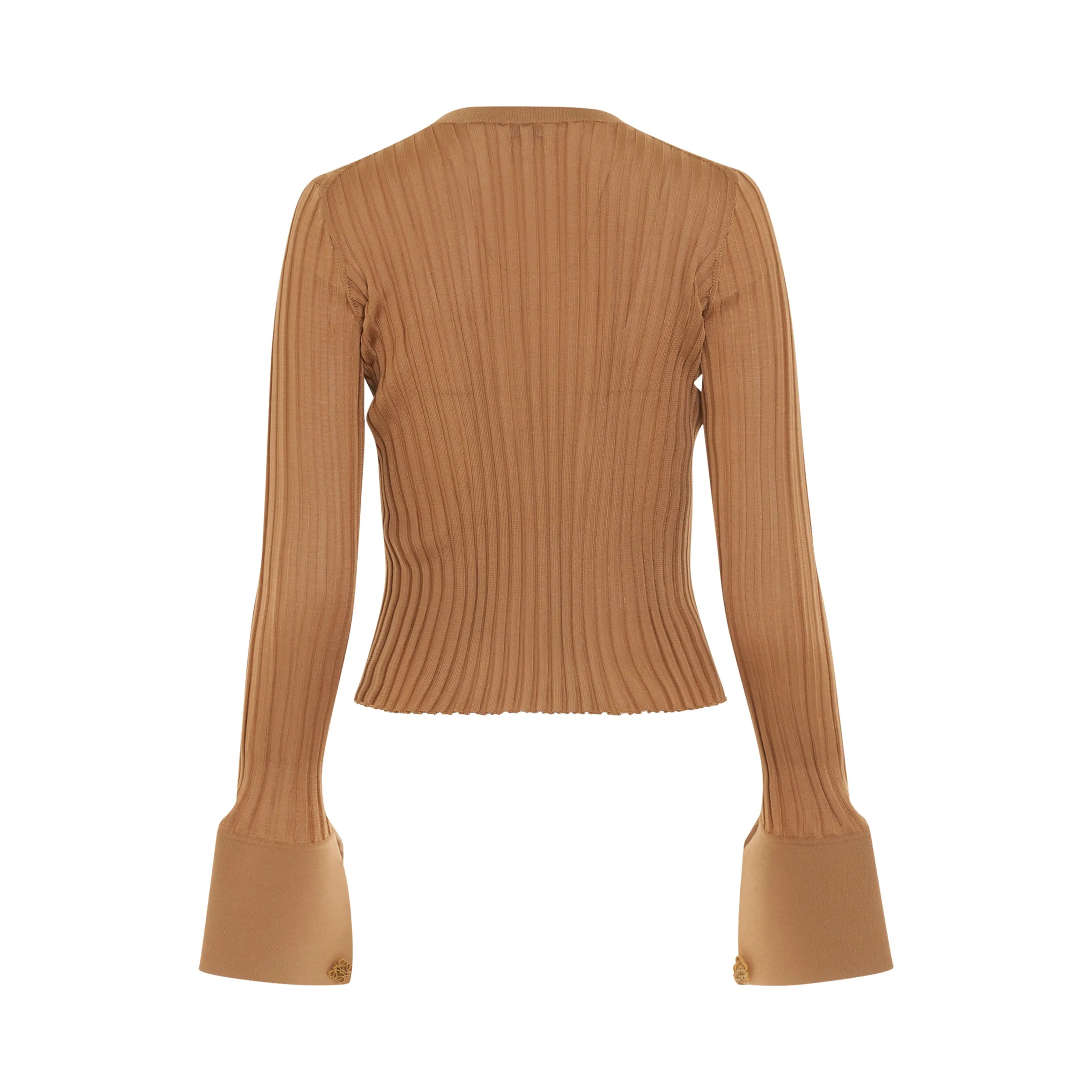 Ribbed Knit Top in Beige sold by MARAIS product image thumbnail 4