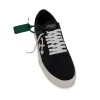 Low Vulcanized Canvas Sneakers in Black/White sold by MARAIS