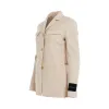 Toybox Dry Wool Belted Jacket in Sand sold by MARAIS