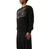 Constellation Embroidered Sweatshirt in Black sold by MARAIS