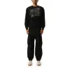 Constellation Embroidered Sweatshirt in Black sold by MARAIS