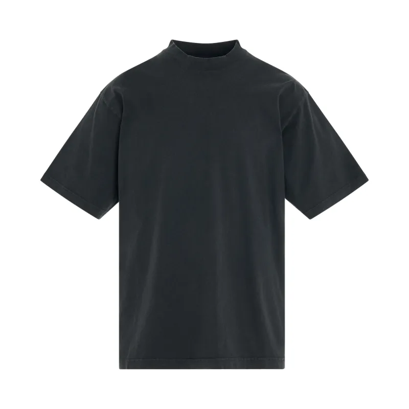 Handwritten Logo T-Shirt in Faded Black/White sold by MARAIS