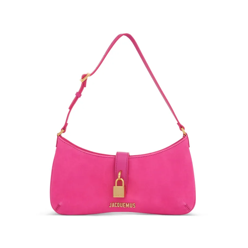 Le Bisou Cadenas Bag in Dark Pink sold by MARAIS