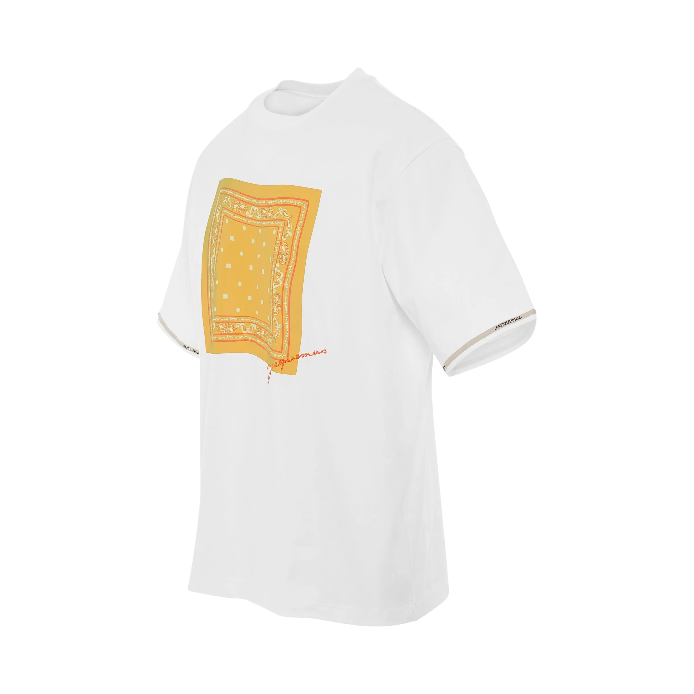Toahlha Bandana Logo T-Shirt in White sold by MARAIS product image thumbnail 2