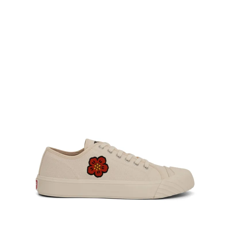 Low School Sneaker in Cream sold by MARAIS