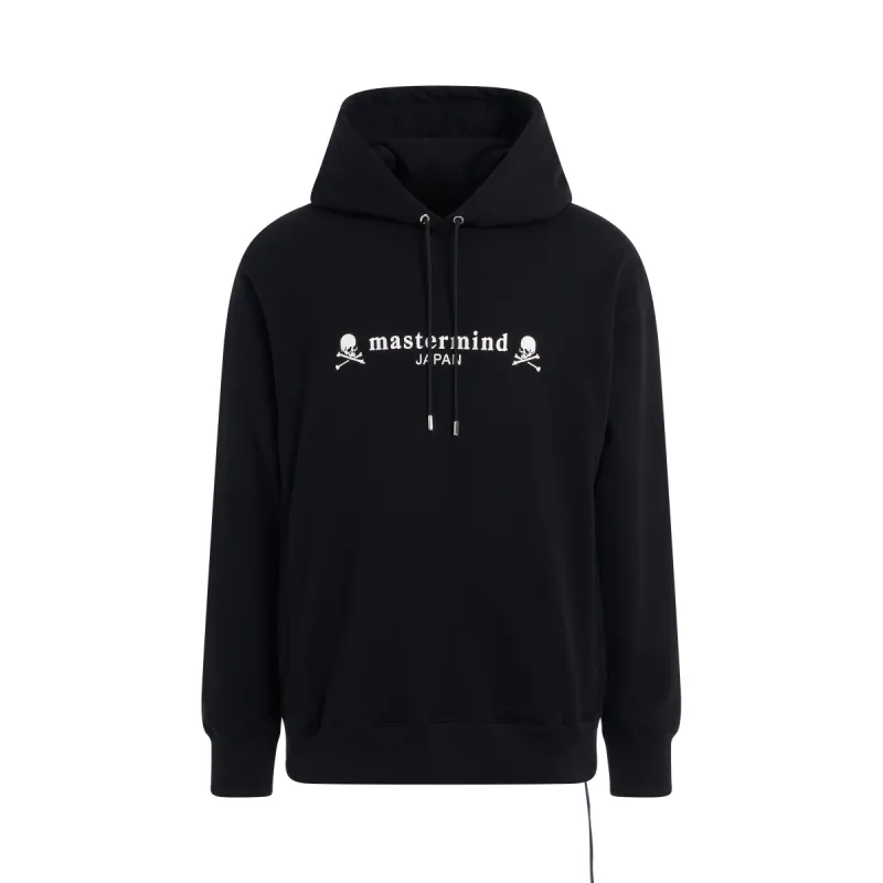 Classic Logo and Skull Hoodie in Black sold by MARAIS