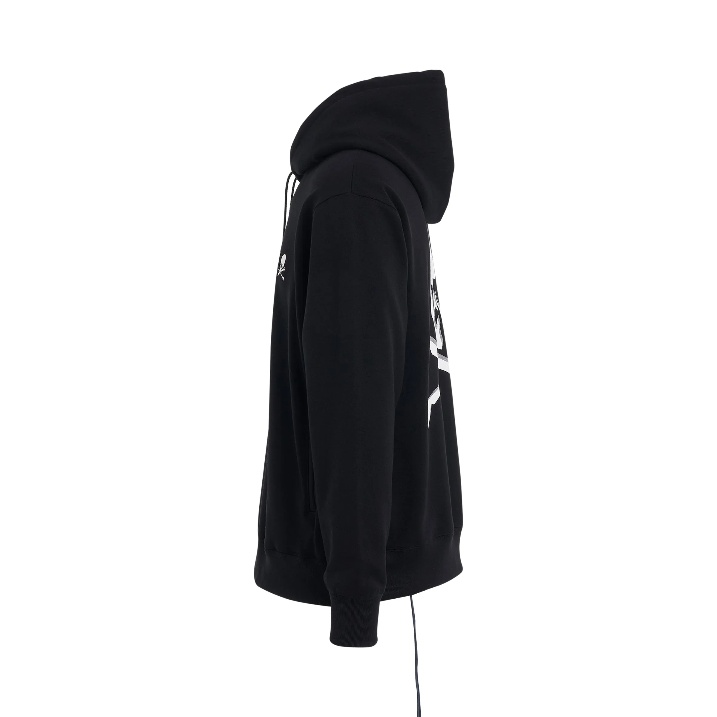 Classic Logo and Skull Hoodie in Black sold by MARAIS product image thumbnail 3