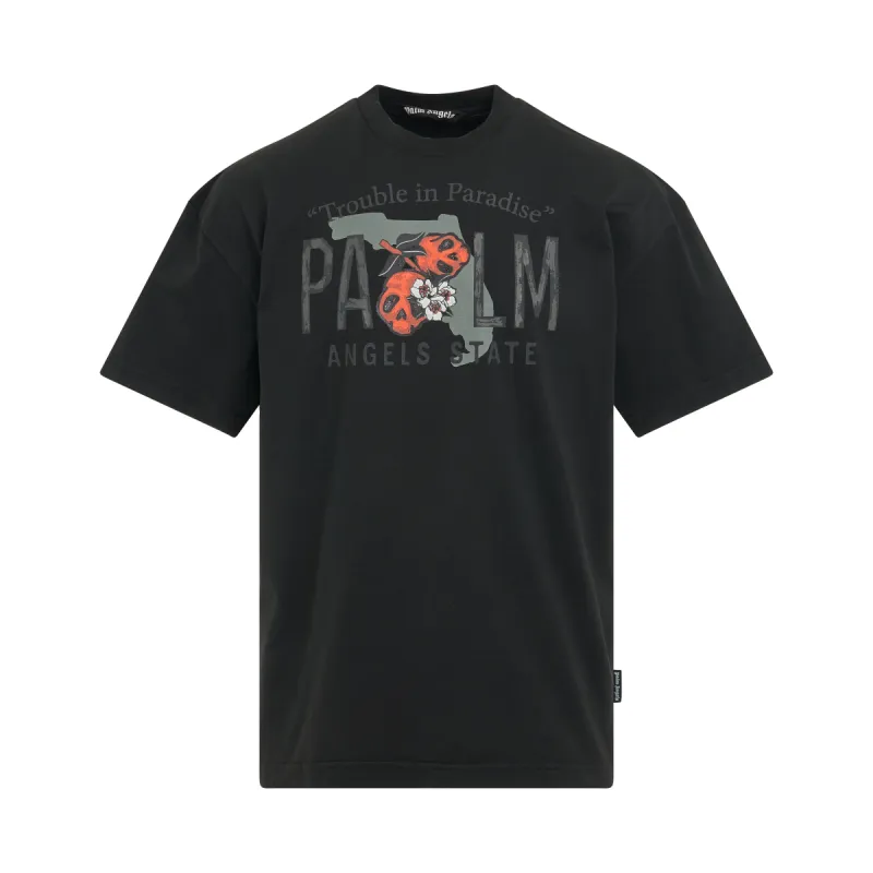 GD East Coast Vintage T-Shirt in Black/Green sold by MARAIS