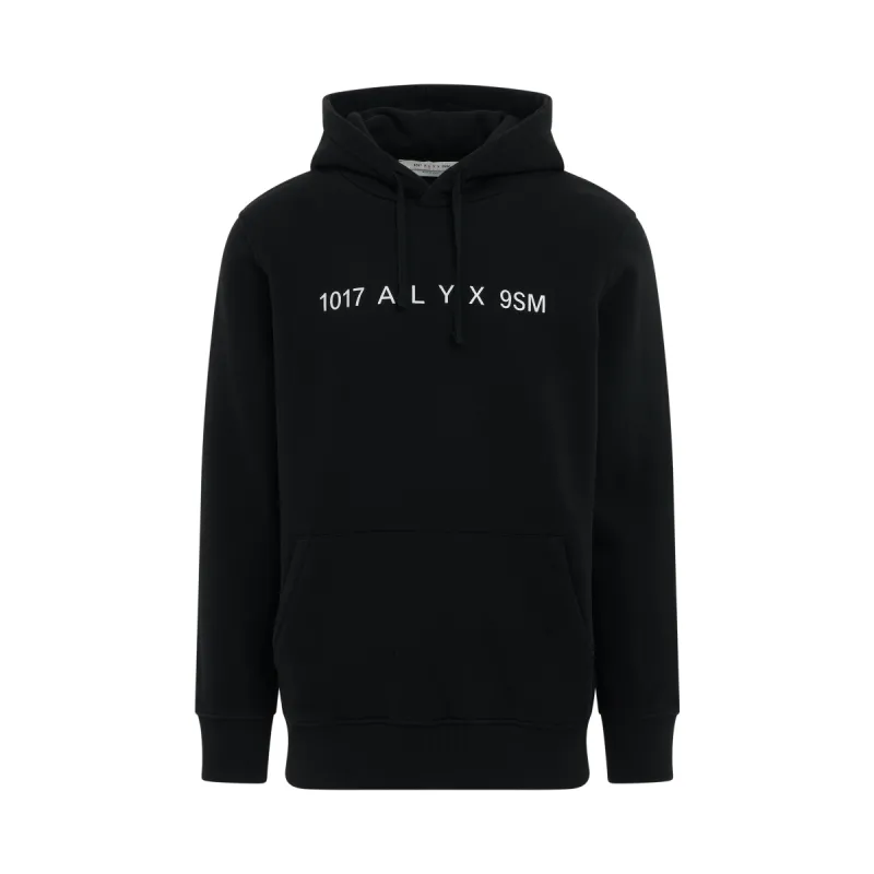 Collection Logo Hoodie in Black sold by MARAIS