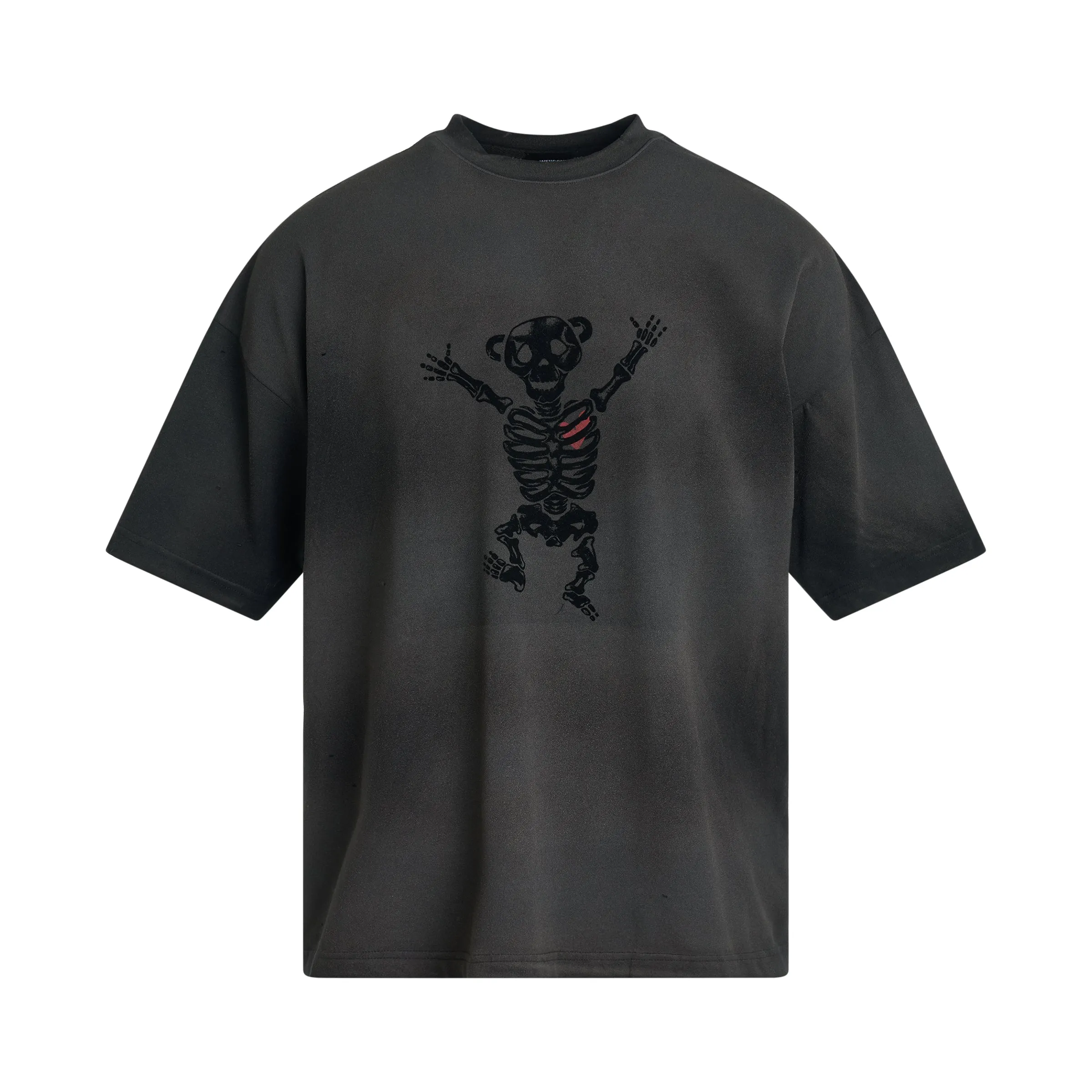 Bolt Teddy Bear Print T-Shirt in Black sold by MARAIS