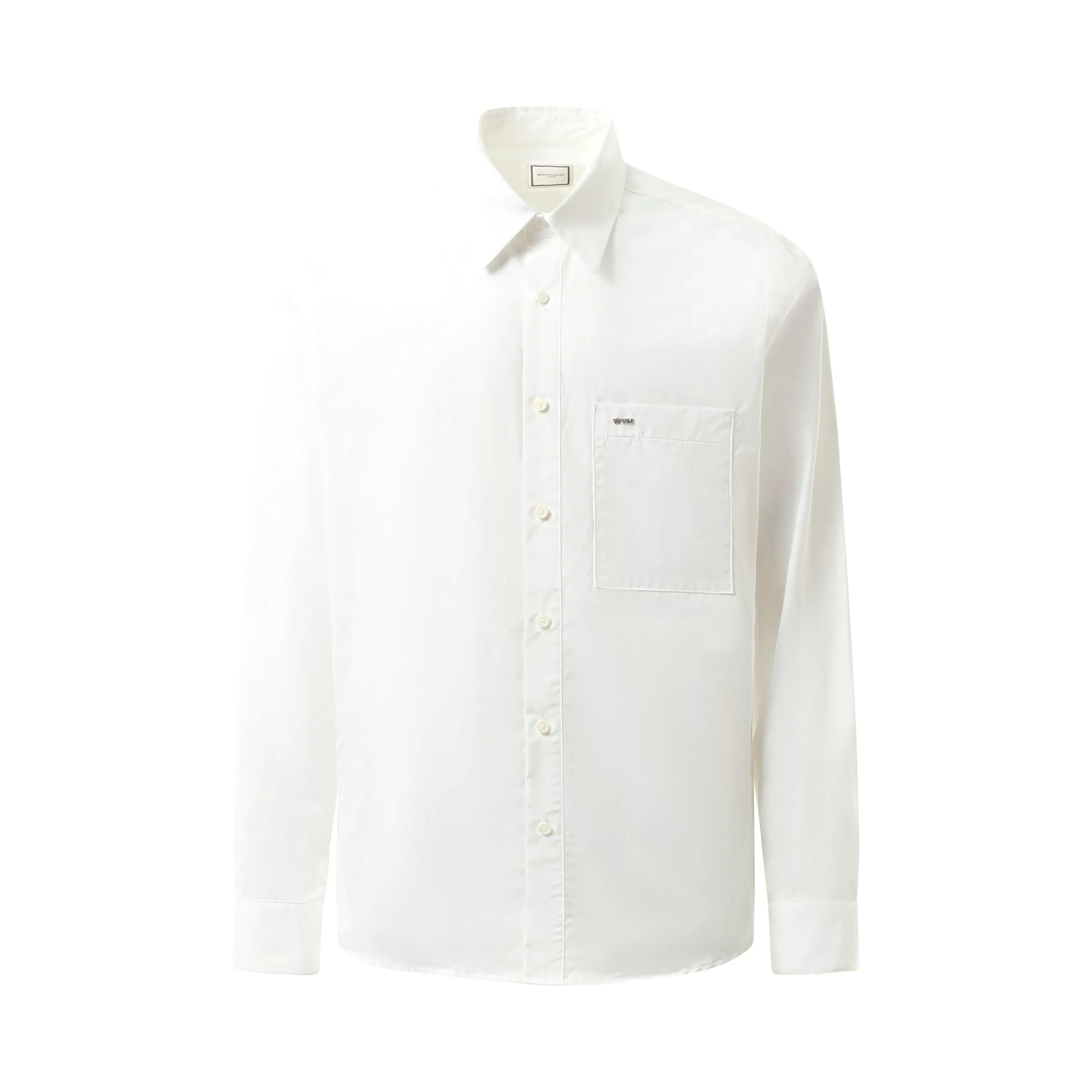 Logo Poplin Shirt in White sold by MARAIS product image thumbnail 2