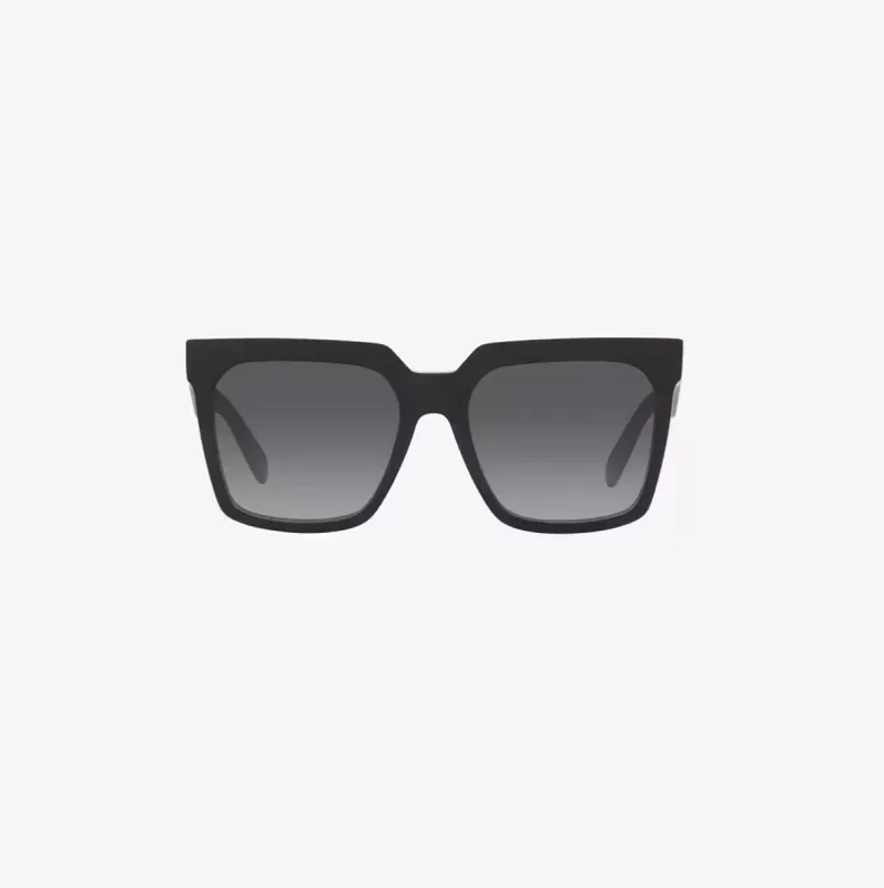 CL4055IN Square Sunglasses with Gradient Smoke Lens in Black sold by MARAIS
