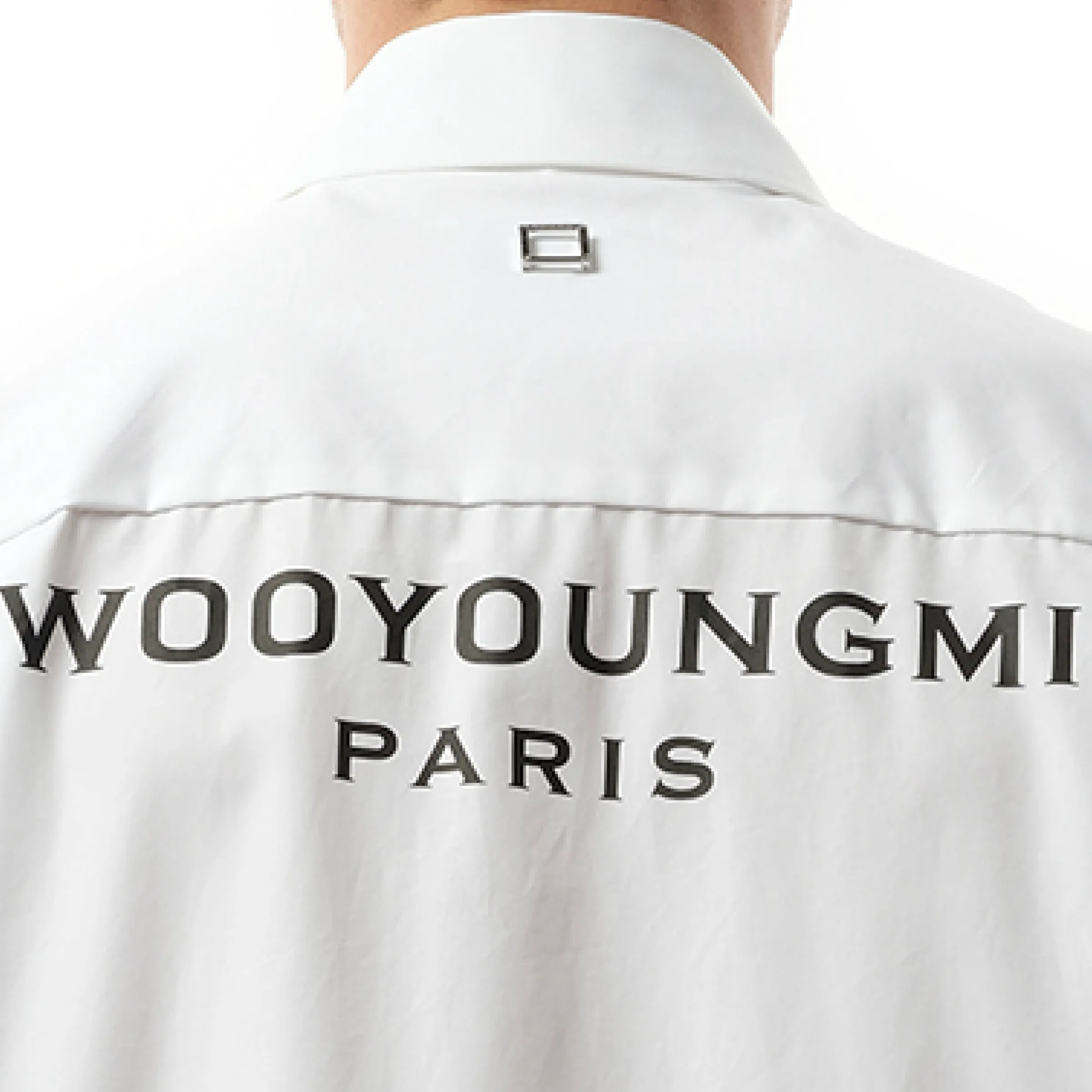 Logo Poplin Shirt in White sold by MARAIS product image thumbnail 3