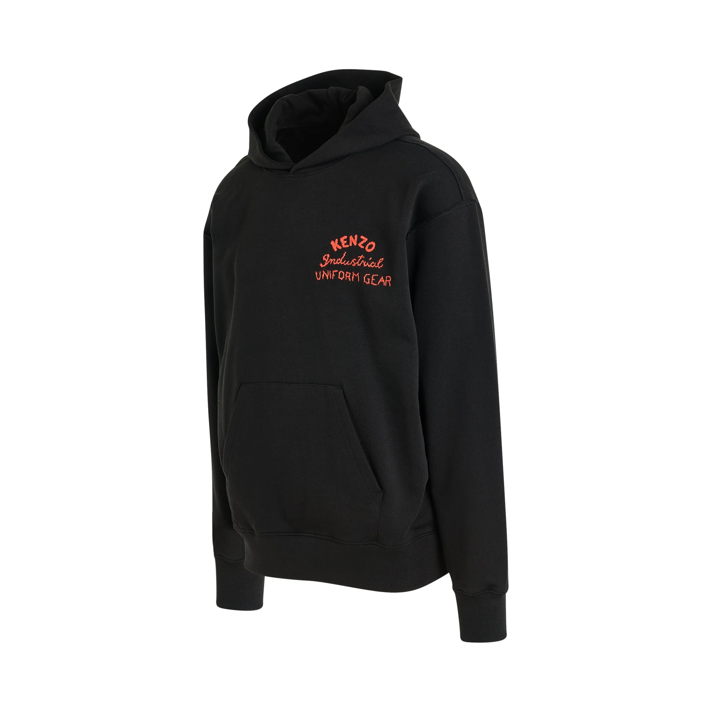 Drawn Varsity Oversize Hoodie in Black sold by MARAIS product image thumbnail 2