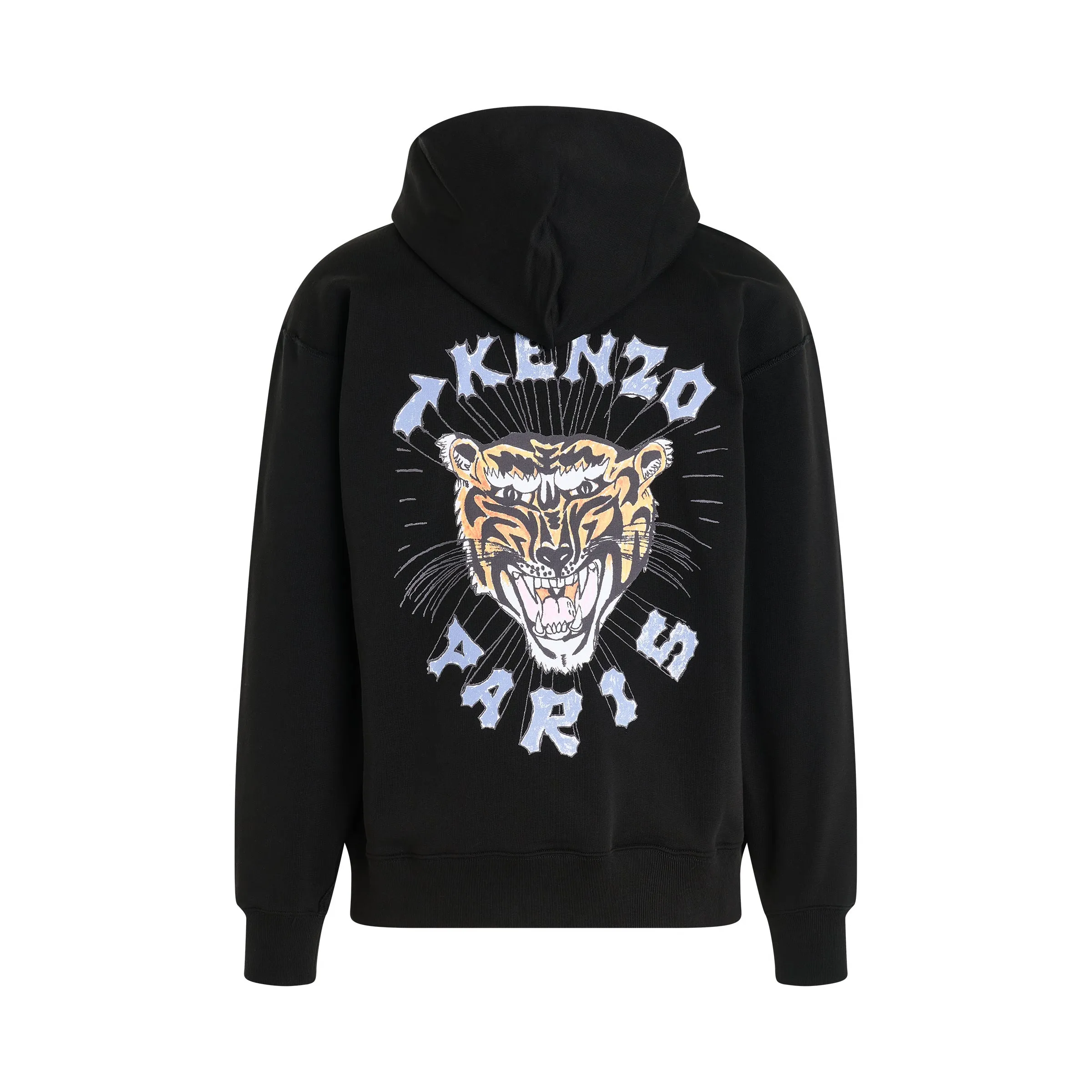 Drawn Varsity Oversize Hoodie in Black sold by MARAIS product image thumbnail 4