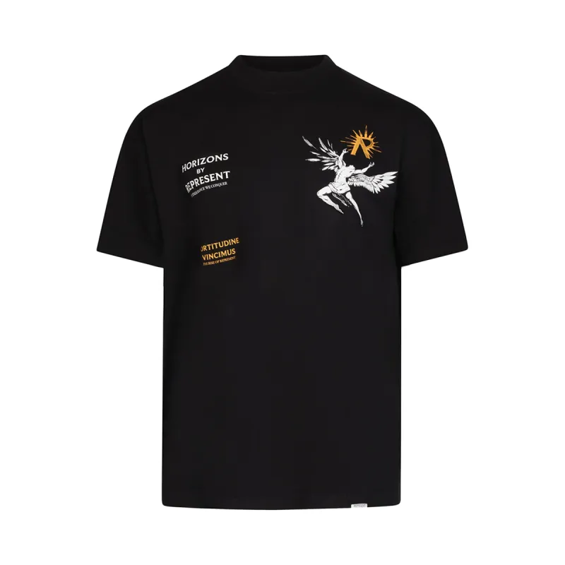 Icarus T-Shirt in Jet Black sold by MARAIS