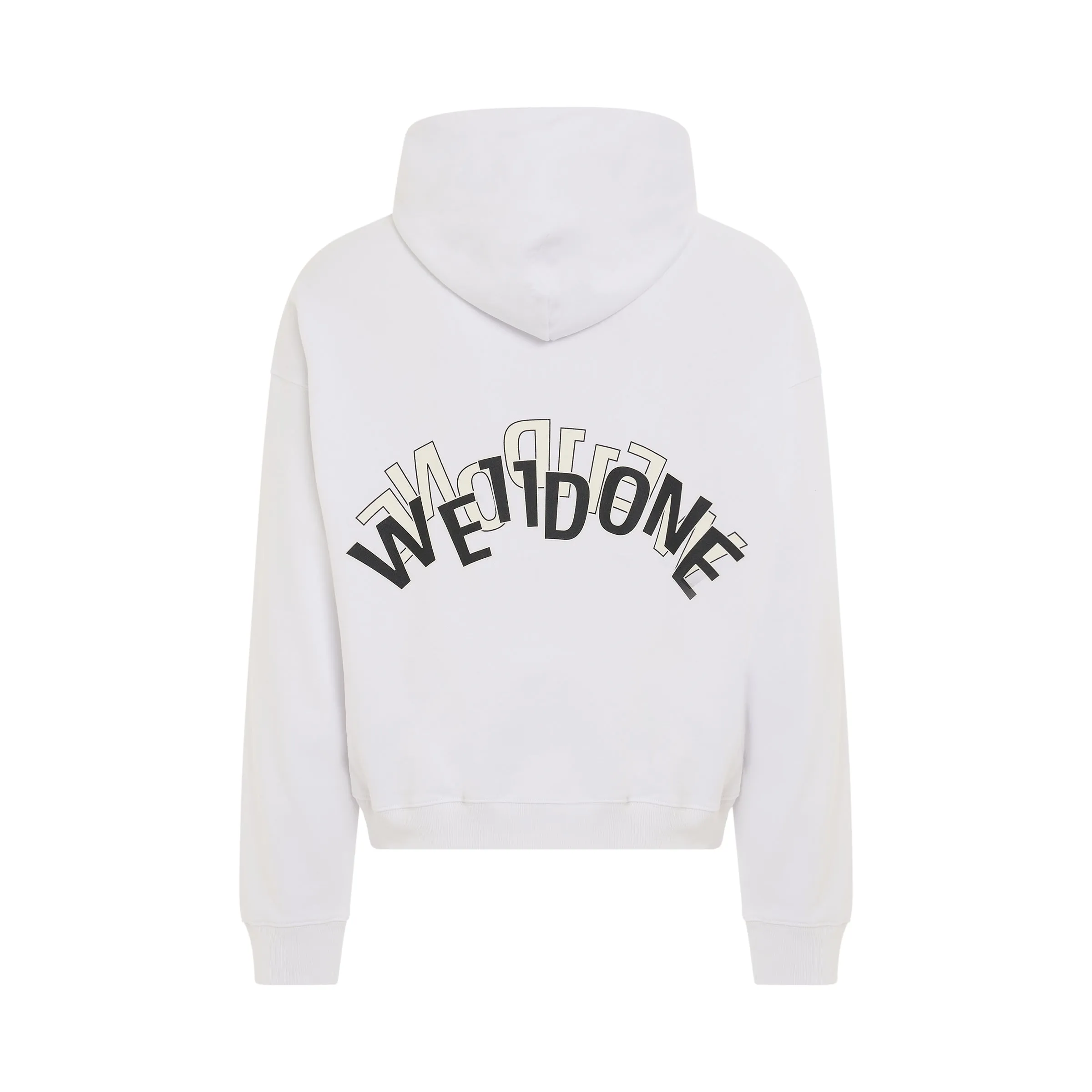 Layered Logo Hoodie in White sold by MARAIS product image thumbnail 4