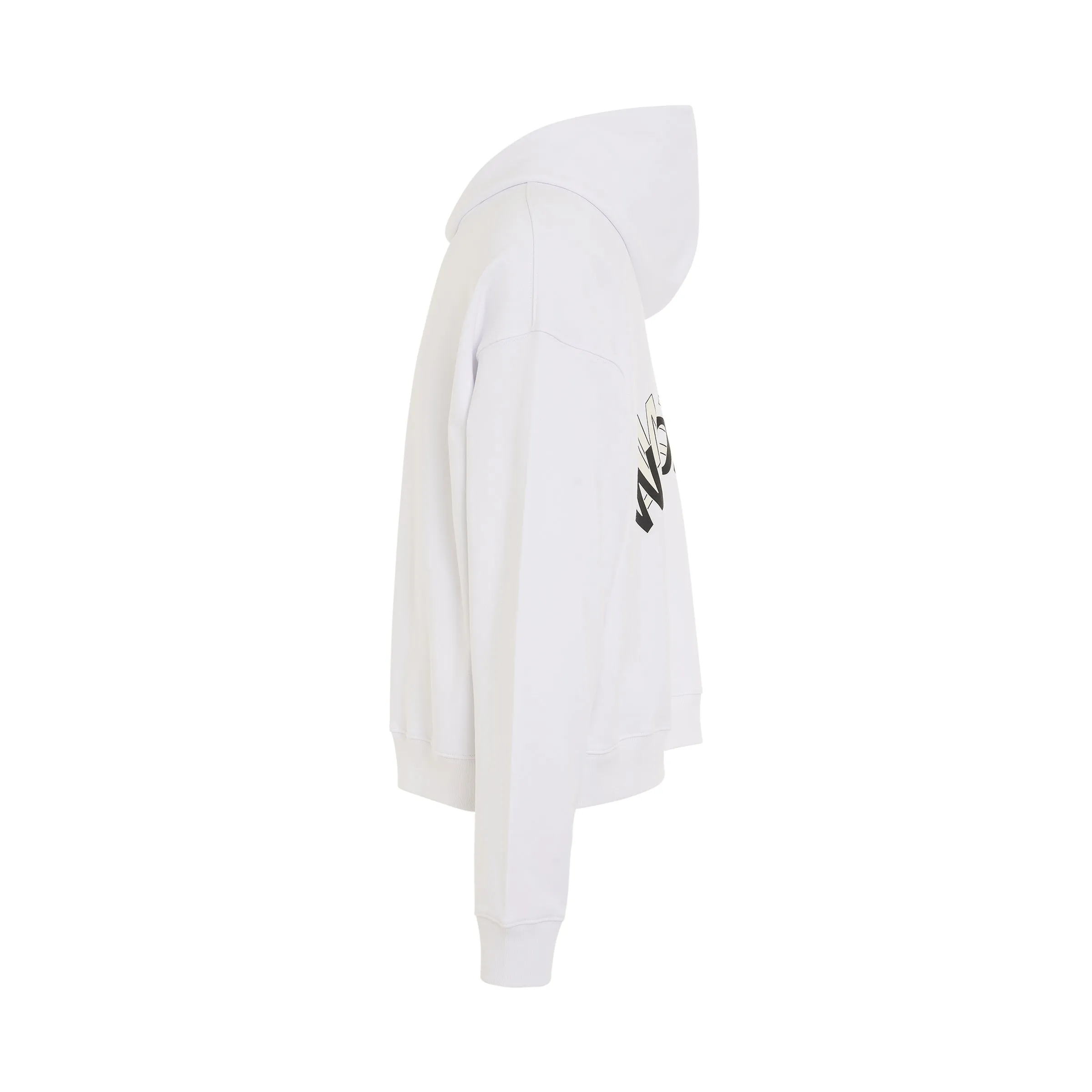 Layered Logo Hoodie in White sold by MARAIS product image thumbnail 3