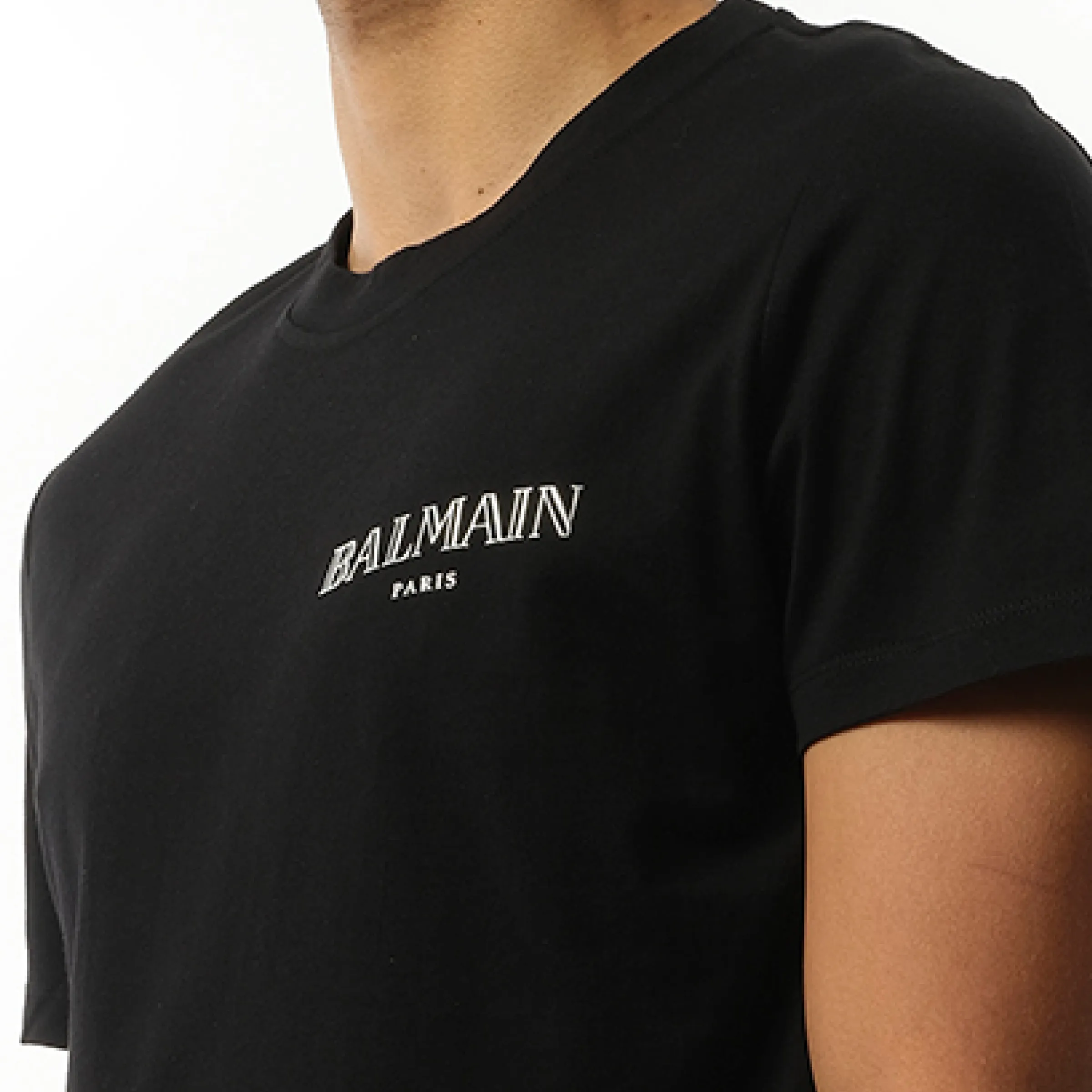Balmain Vintage T-Shirt in Black/Silver sold by MARAIS product image thumbnail 3