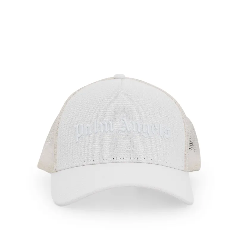 Classic Logo Trucker Cap in Off White sold by MARAIS