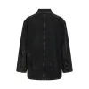 Oversize Paint Denim Jacket in Black sold by MARAIS