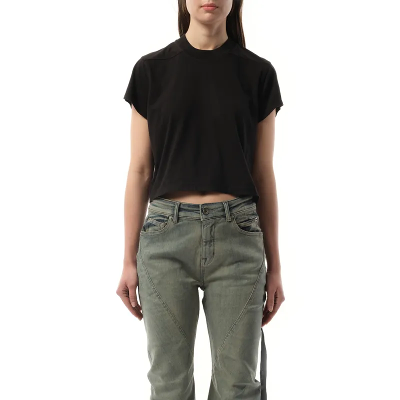 Cropped Small Level T-Shirt in Black sold by MARAIS