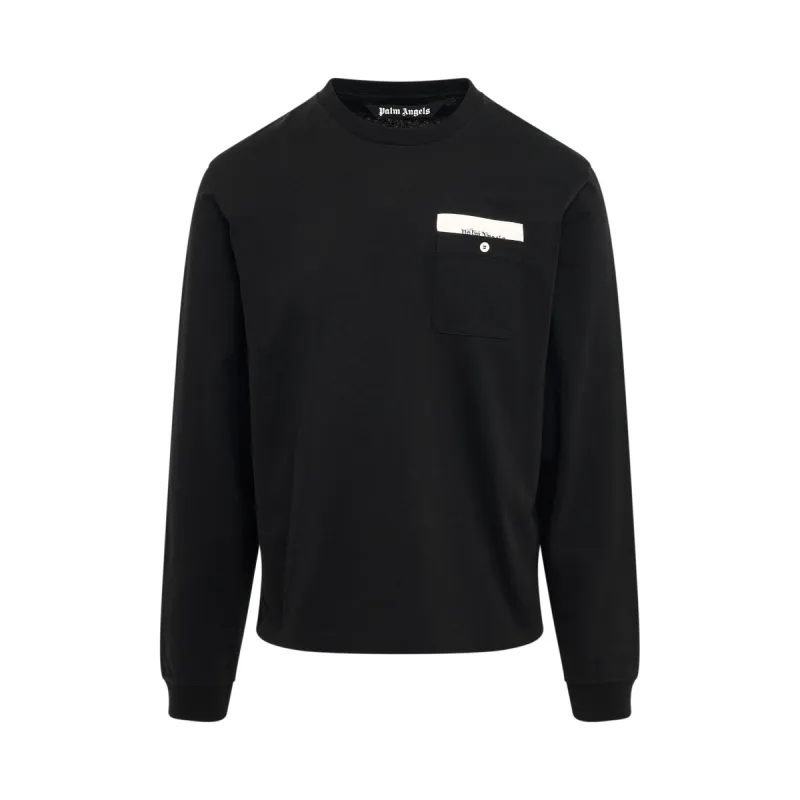 Satorial Long-Sleeve T-Shirt in Black sold by MARAIS