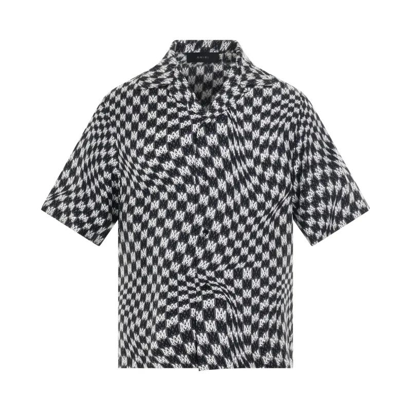 Wavy MA S/S Shirt in Black sold by MARAIS