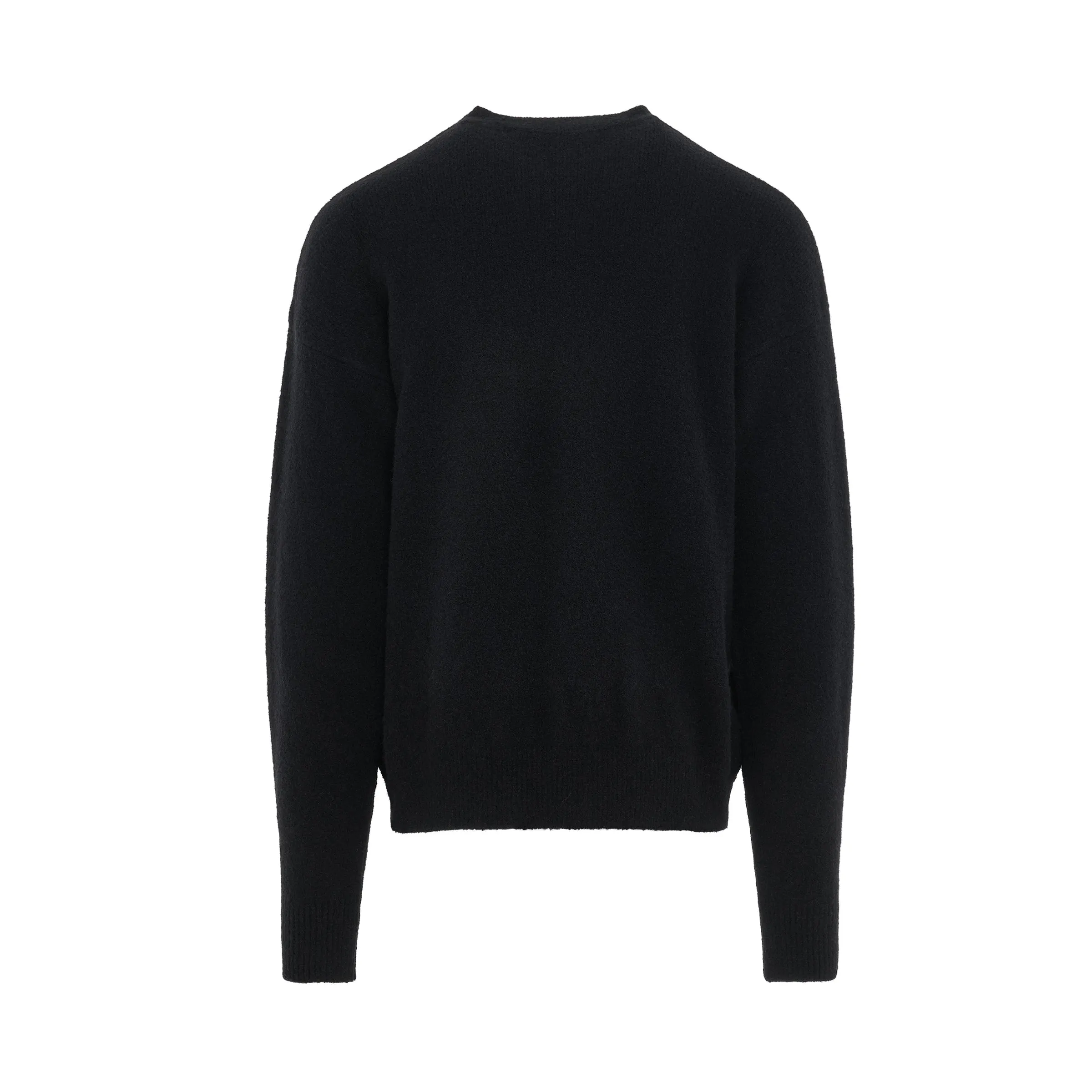 Logo Embroidered Sweater in Black/White sold by MARAIS product image thumbnail 4