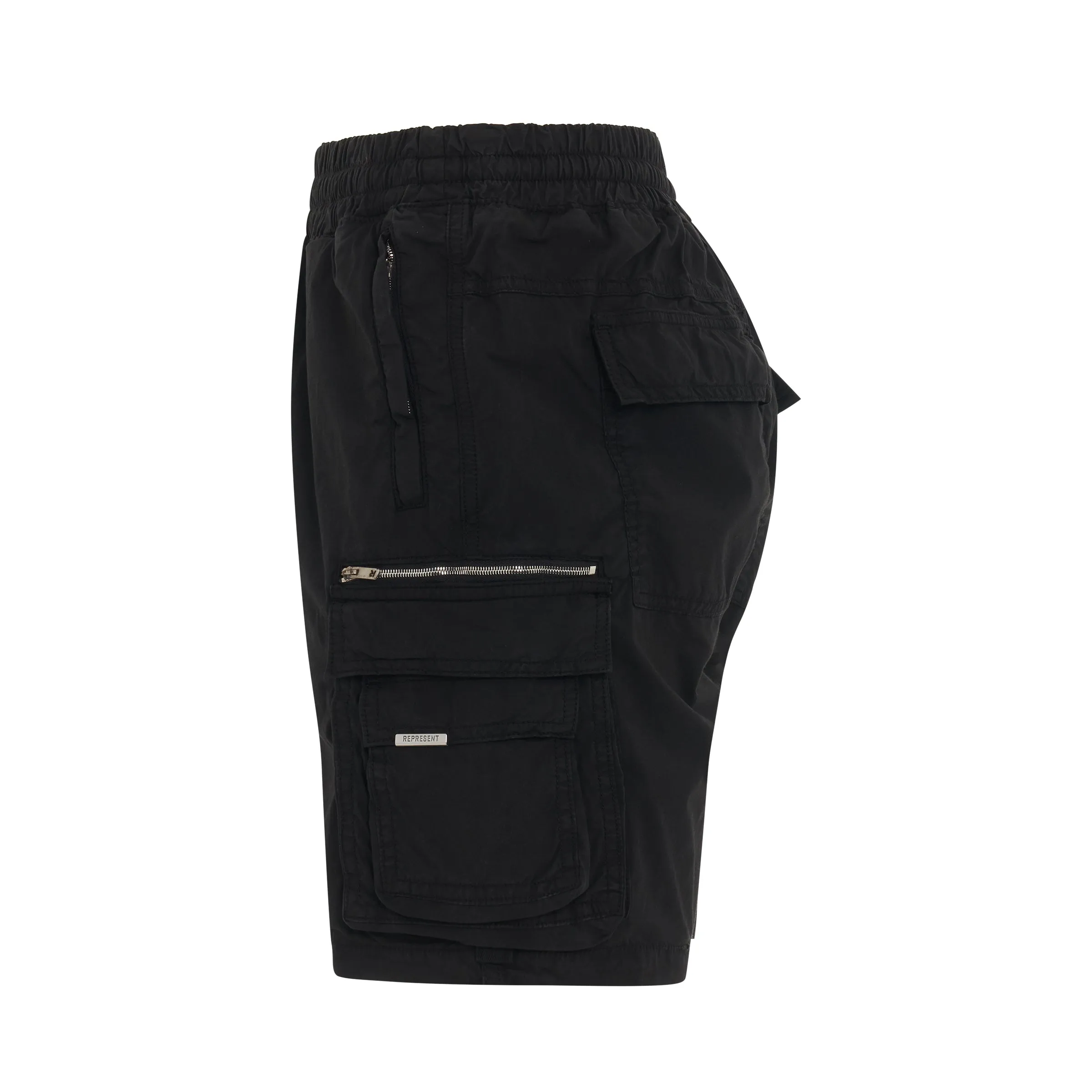 Cotton Cargo Short in Black sold by MARAIS product image thumbnail 3