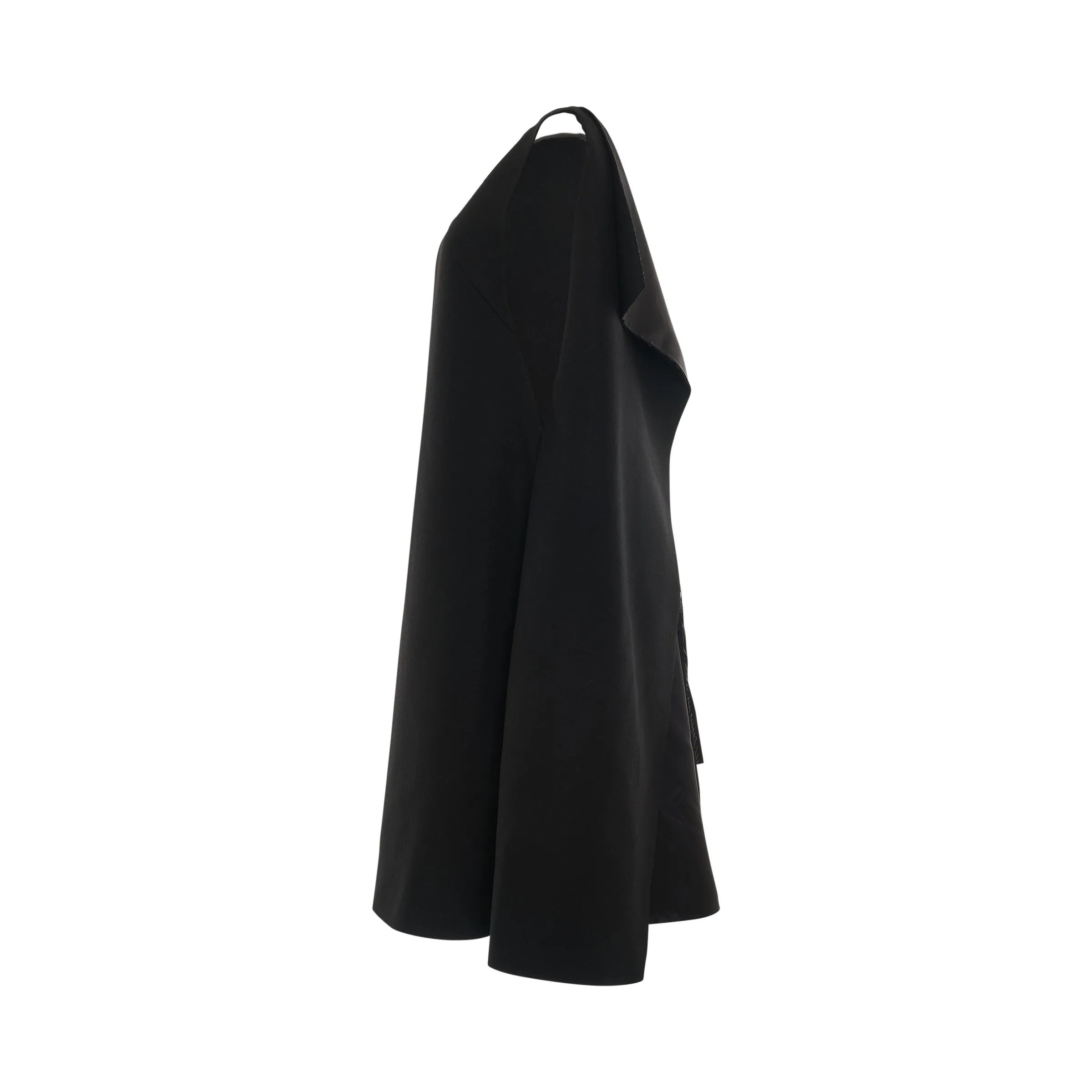 Cape Wool Dress in Black sold by MARAIS product image thumbnail 3
