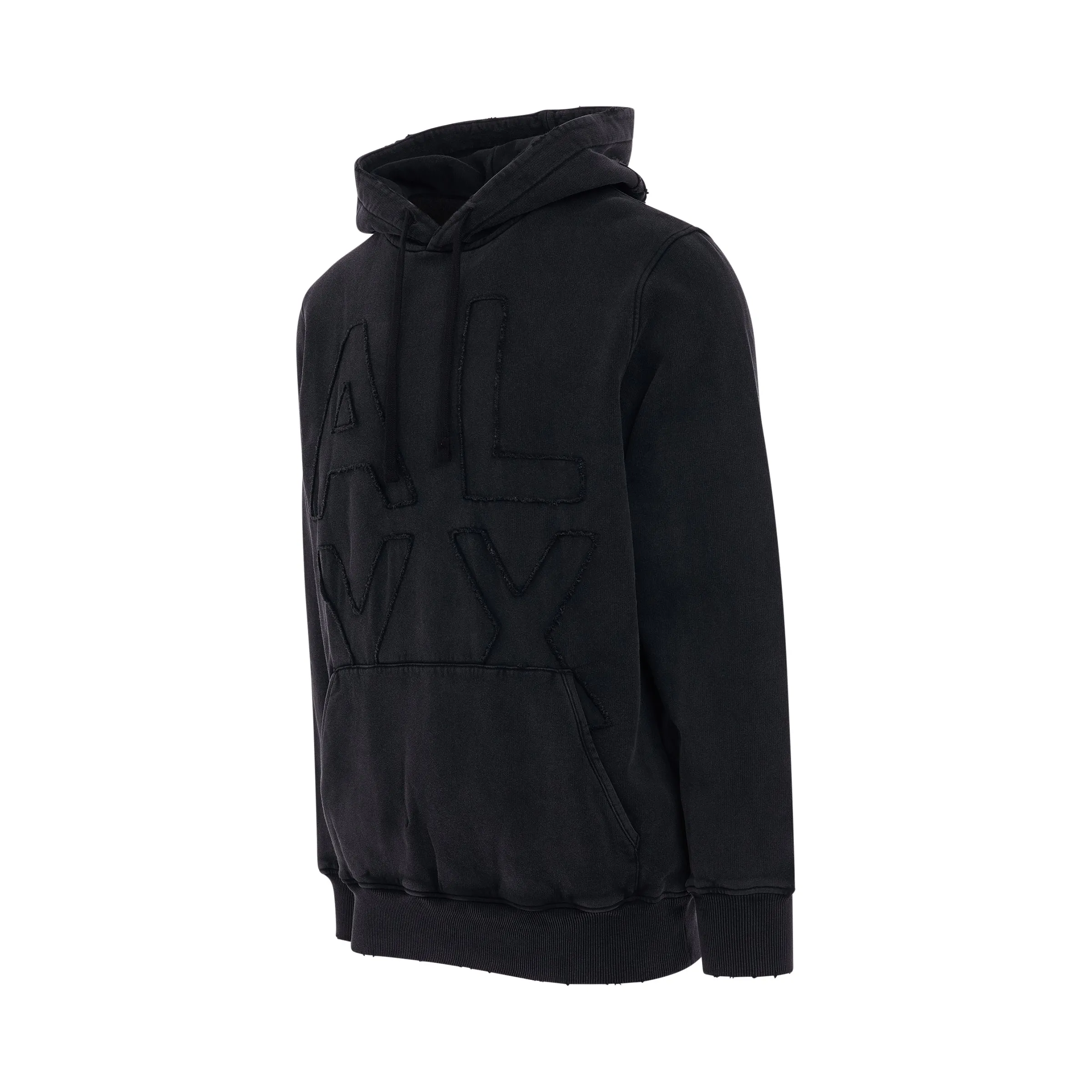 Textured Logo Hoodie in Black sold by MARAIS product image thumbnail 2