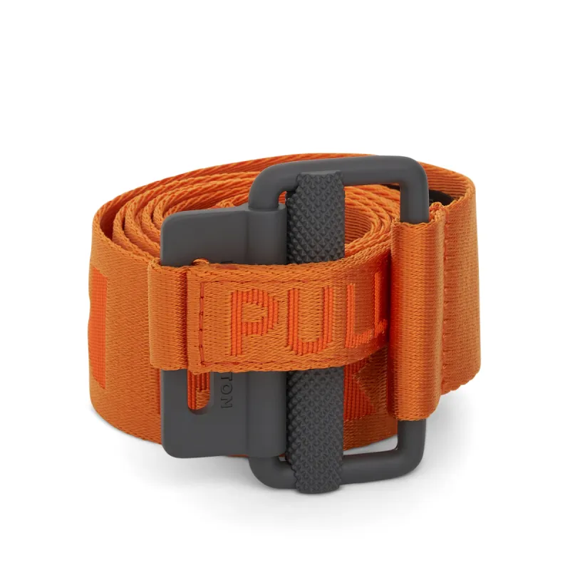 Heron Tapebelt Classic Buckle in Orange/Grey sold by MARAIS