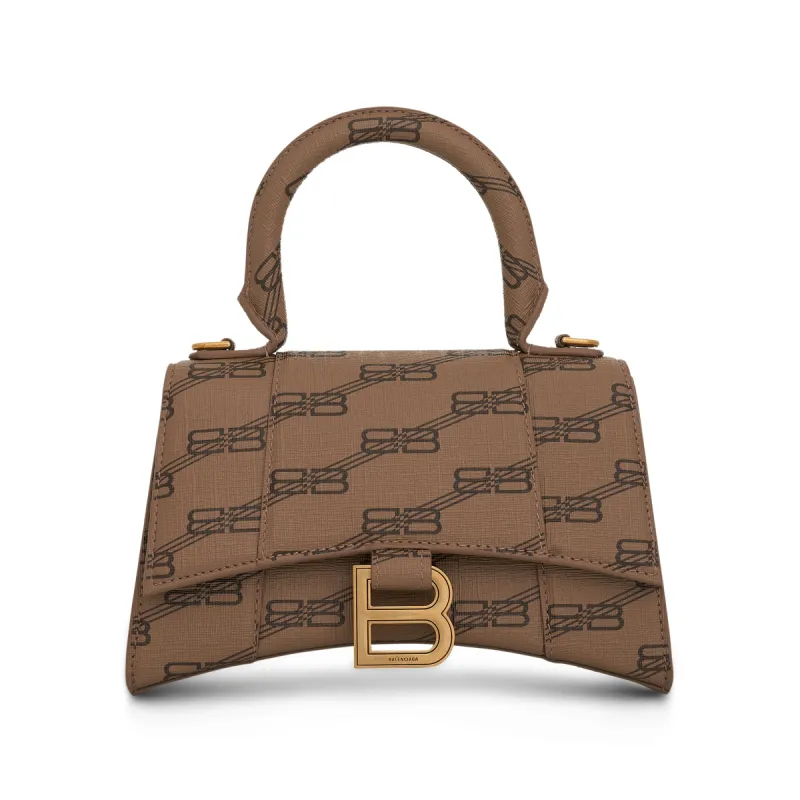 Hourglass XS BB Monogram Bag in Beige/Brown sold by MARAIS