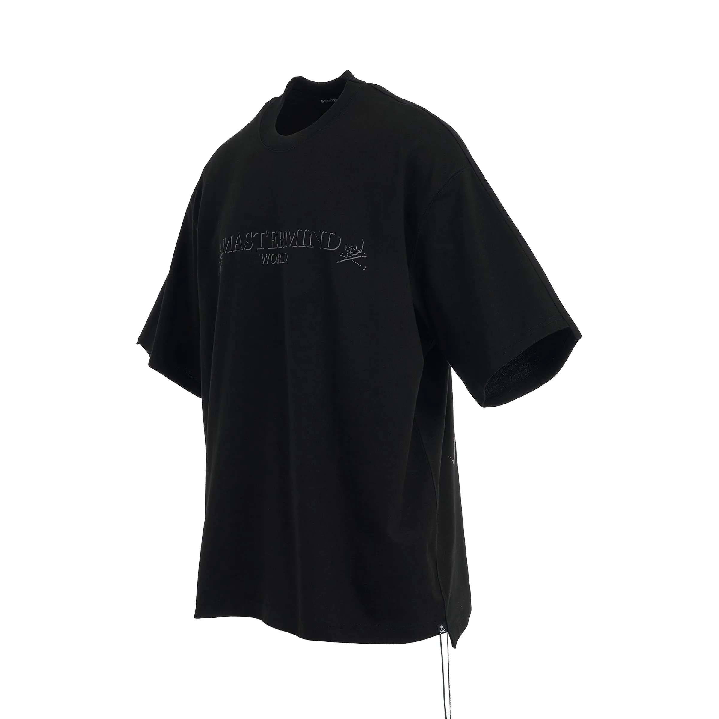 2 Colour Logo Boxy Fit T-Shirt in Black sold by MARAIS product image thumbnail 2