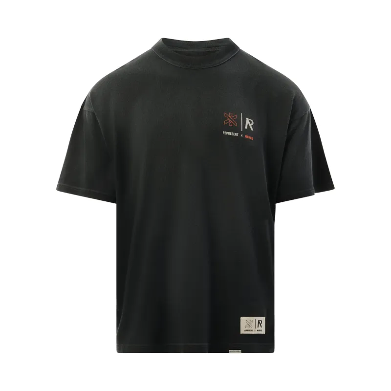 Represent x Marais Logo Lock Up T-Shirt sold by MARAIS