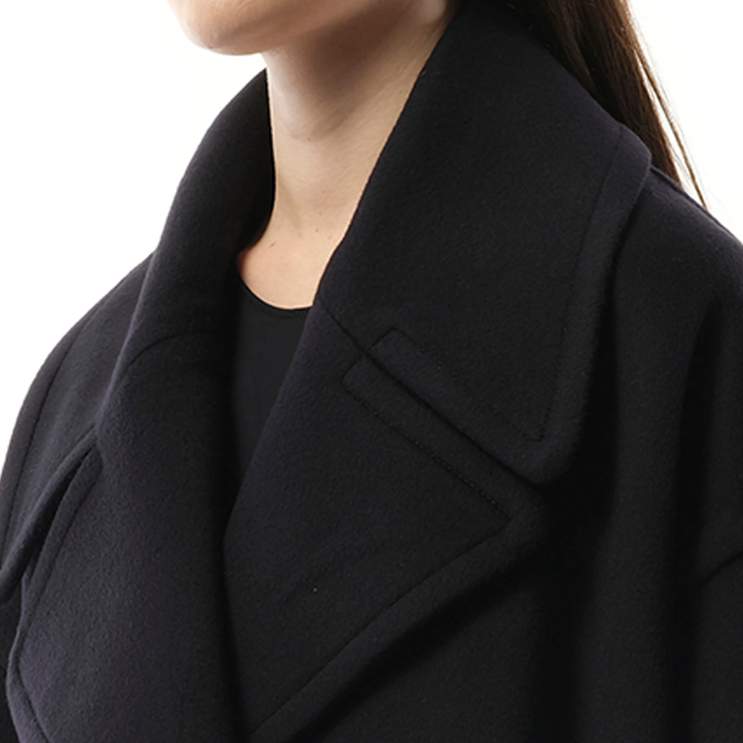 Pebble Peacoat in Midnight Blue sold by MARAIS product image thumbnail 3