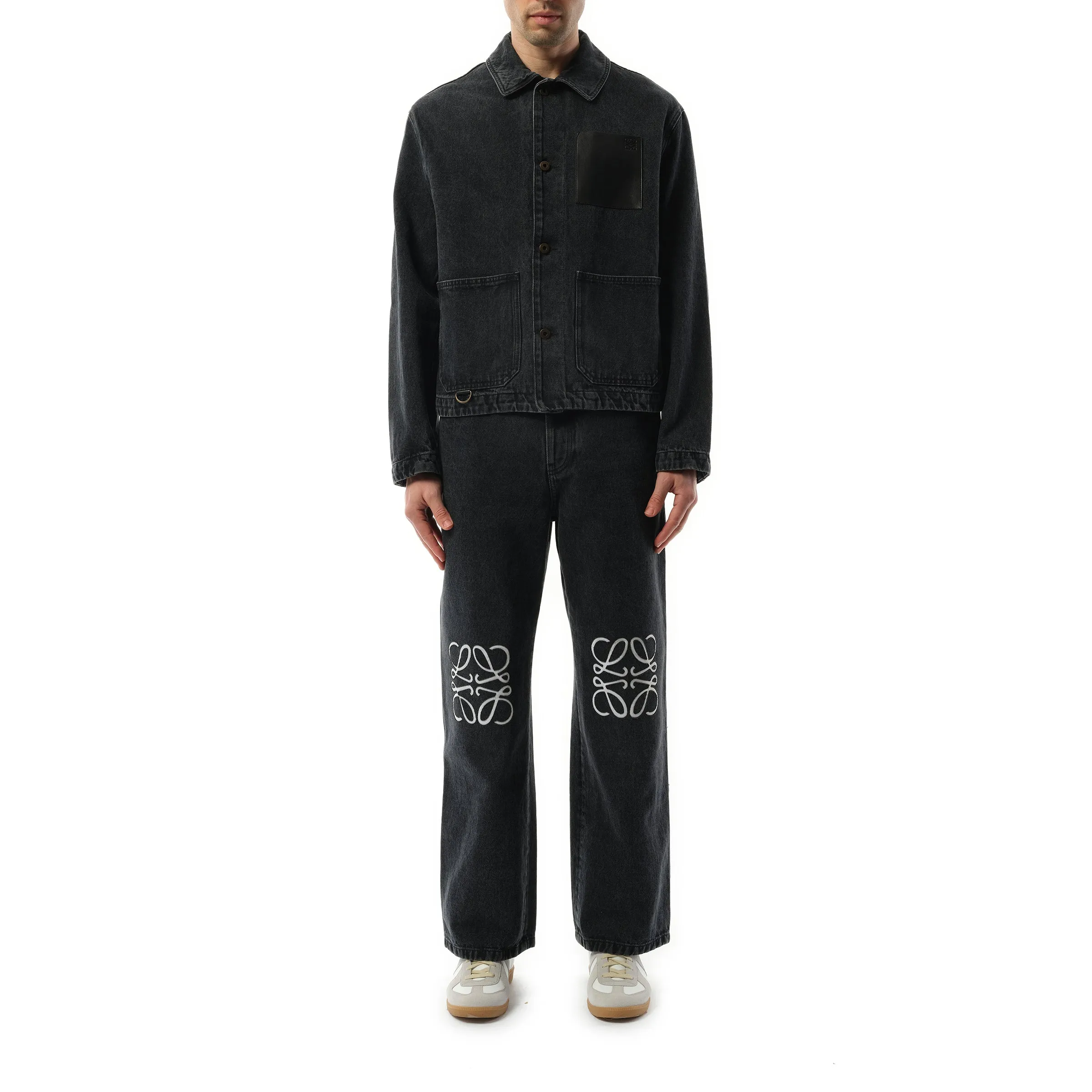 Workwear Denim Jacket in Black sold by MARAIS product image thumbnail 4